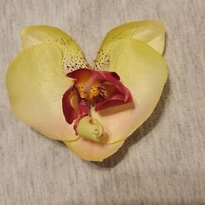 Orchid Flower Brooch